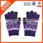 Wholesale Christmas winter acrylic gloves