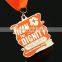 Hot sale copper plated summer healthy outdoor aerobic exercise medal