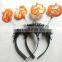 Easter Halloween growing bat Headbands festival party favor products led pumpkin spider ghost Hair Band for children