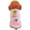 Cute Pet dog Cat pink strawberry apparel fleece Clothes Hoodie
