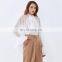 TWOTWINSTYLE Women's Blouse Lantern Long Sleeve Loose Female Vitntage Shirt Patchwork Ruffle