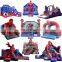 spiderman air pvc moonwalk jumper trampoline bouncer inflatable jumping castle bounce house with slide