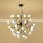 Wholesale Contemporary Luxury Modern Metal Glass Chandeliers