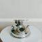 Custom round domed extractor lid cap with FNPT port