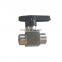 Stainless Steel High Pressure 1/4" Miniature Ball Valve FNPT,MNPT