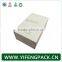 custom cardboard white large rigid paper gift boxes with eva insert