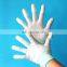 Anti static Polyurethane Coating Inspection Working Gloves PU Top Fit Gloves PU Fingertips Coated Cleanroom Gloves