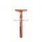 Fast Print Logo Rose Gold Safety Razor Zinc Alloy Reusable Razors