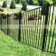 Factory supply powder coated Outdoor black spear top 3 rails aluminum fence for garden /house/hotel/villa