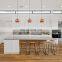 Ready Glossy US Custom Lacquer Kitchen Cabinets LED Kitchen