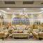 Home Furniture European Chesterfield Living Room Leather Sofa Set Luxury Antique Furniture