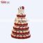 retail store 7 levels cake display stand holder clear round acrylic cupcake stand