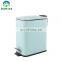trending products 2021 new arrivals hotel foot pedal soft close square shape dust bin