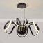 HUAYI New Model Art Style Home Villa Living Room Decoration Iron LED Modern Pendant Light