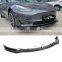 ABS Accessories Carbon Fiber Car Front Lip For Tesla Model 3 Sedan 4 Door Exterior Bumper Lip Performance Style Glossy Black