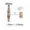 Bamboo Double Edge Safety Razor Women Shaving Razor