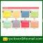 A4 PP Plastic Waterproof Candy Colored Smile Document bag/ Envelope Folder