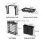 In Stock Stable 2 Tier Black Corner Storage Rack Save Space Organizer Holder For Kitchen