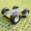 Four-wheel landing 4WD chassis suspension smart car Omni-directional movement robot chassis for sale