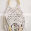 Vintage Macrame Shopping Bag Straw Summer Handbag Beach Bag