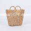 Tote Bag Top Handles water hyacinth handbag, Shopping Bag 100% woven from hyacinth straws Wholesale