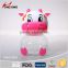Cute Cow shaped plastic bottle toy candy box