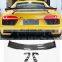 R8 High Quality Spyder Style Carbon Fiber Rear Spoiler  For  For Audi R8 2017-2019 Wing Spoiler