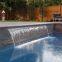 Best Selling Indoor/Outdoor Acrylic Garden Wall Water Curtain Sheer Descent Pool Waterfall LED Lights Top Selling Pool Lights