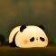 Christmas Gifts silicone panda night light Cartoon Animal Cute Sleep LED Children's Silicone Night Light for Baby Kid