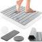 Plain Foldable Absorbent Quick Drying Roll Up Diatomite Bath Mat Manufacturer