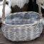 Eco-friendly fruit wood wicker flower basket