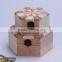 High space wooden jewelery box with mirror