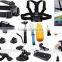 15-in-1 GoPros Accessory Kit for Gopros Hero2/3/3+/4/4 Session With L Size Carring Case