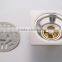 Stainless Steel Floor Drain B3095-1.hot sale item,with brass bottom,single use
