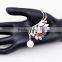 Latest Style jewelry Fashion brooch bouquet with crystal rhinestone silver brooch pin