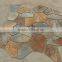 natural slates, sandstone, rusty, white, yellow, black, green culture stone