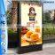 Free stand advertising metal outdoor scrolling light box