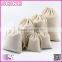Welcome customized print linen fibric gift jewelry bag,small promotion drawstring strawberry linen bag