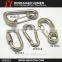 Stainless steel spring carabiner, metal snap hook for backpack,stainless steel spring gate snap hook