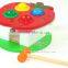 Red Apple Box Hammering Ball Game Good Wooden Toys
