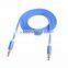 NY braided 3.5mm Audio Cable 3.5mm Stereo Audio Cable glod plated