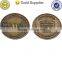 engraved logo silver custom plating color die struck metal coin