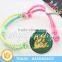 Gold Sticker Swan Pattern Mood Color Change Silver Bracelet Charms for Girls