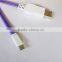 flowing USB charge and data cable