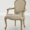 French style upholstered armchair(CH-859-OAK)