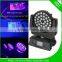 Pro stage lighting 36x18W 6in1 RGBWA UV with wireless DMX and touch screen led moving head wash light                        
                                                Quality Choice