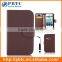 Set Screen Protector Stylus And Case For Samsung Galaxy Young S6310 , Pink Leather Wallet Magnetic Phone Case