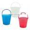 2016 Fashion Wholesale Cheap Mini Patriotic Color Pails High Quality Promotional Prefect Small Plastic Buckets with Handle