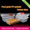 Disposable oven safe custom made plastic food packaging container                        
                                                Quality Choice