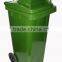 big mobile 120 liter garbage plastic bin dustbin with cover